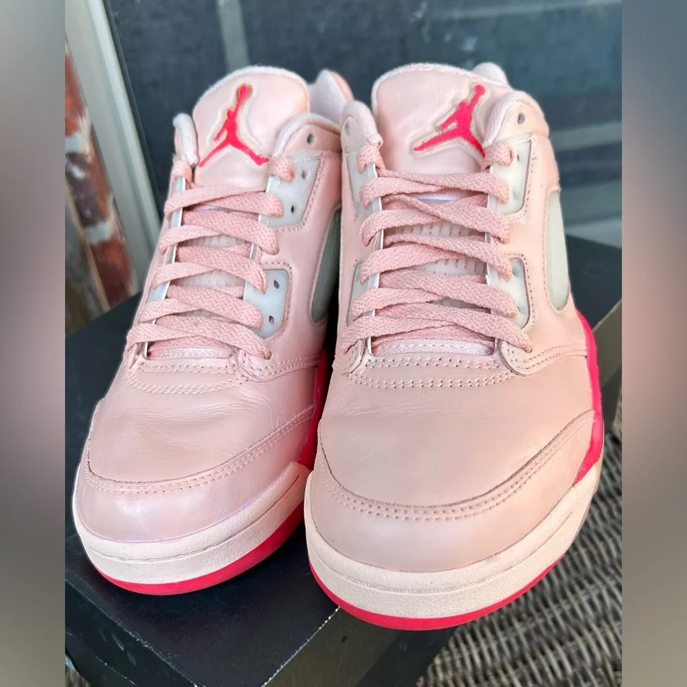 Nike Air Jordan 5 Retro Low Arctic Pink Womens Sneakers DA8016-806 Size 7.5 - Picture 4 of 8